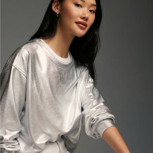 Anthropologie Pilcro French Terry Shine Pullover XXS